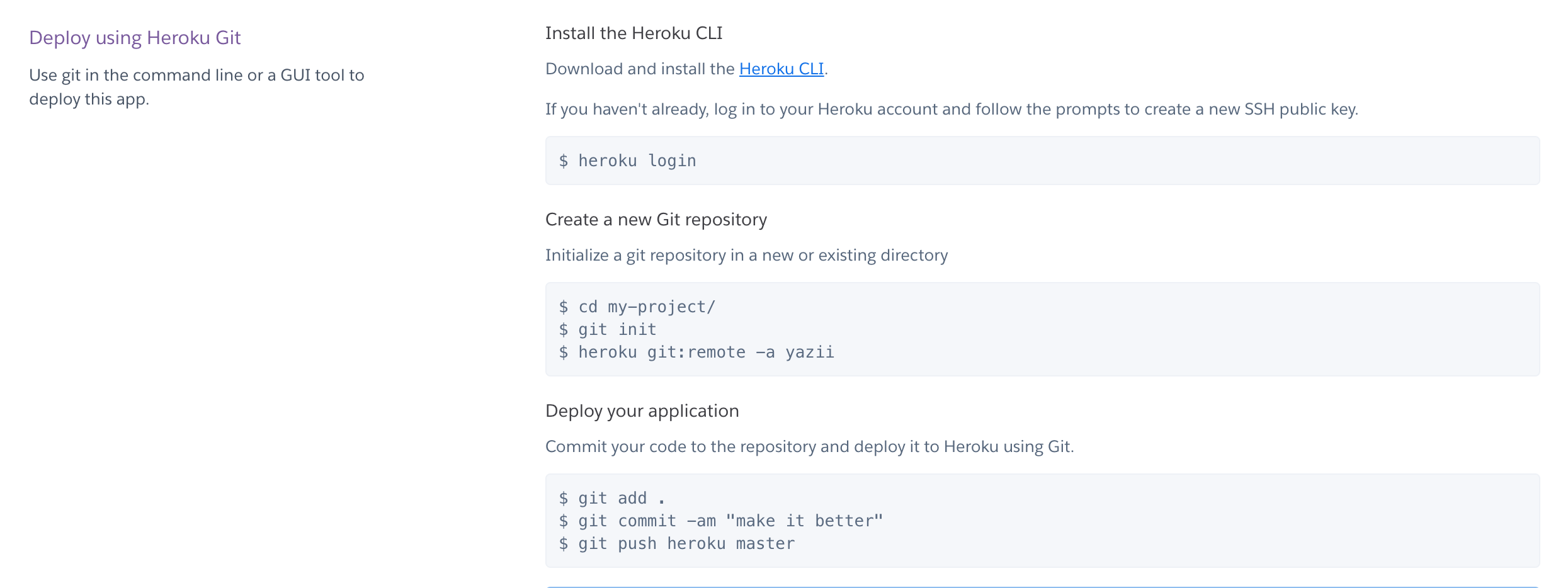 Heroku deployment guideline