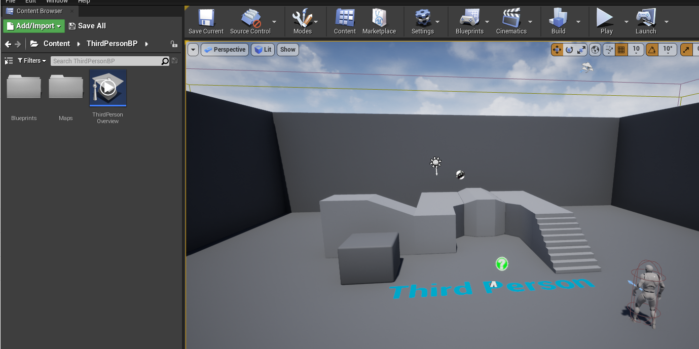 Third Person template example