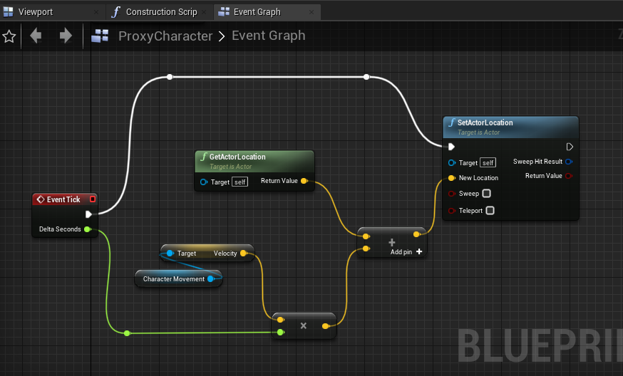 Update Actor location