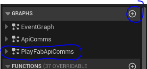 Create new Graph for PlayFab api logic