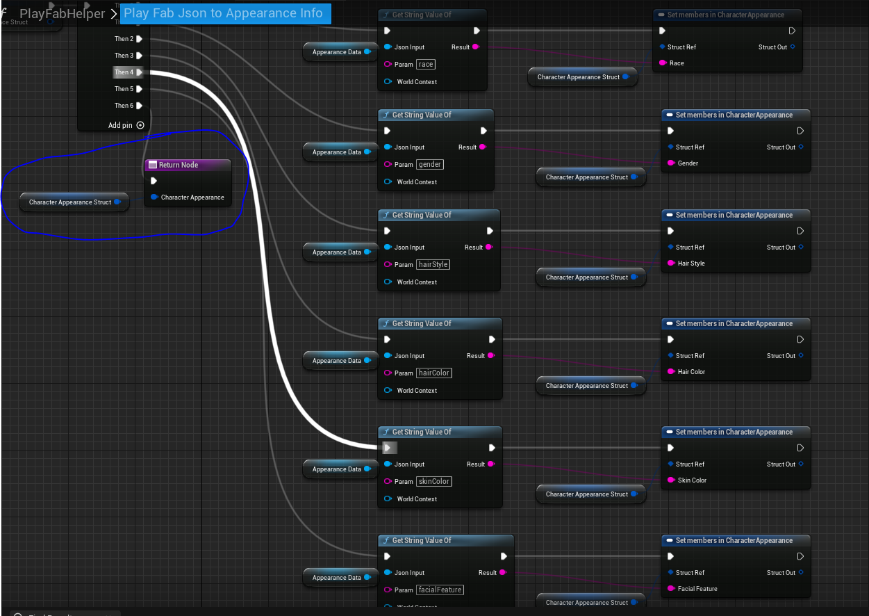 Generate appearance info struct and return it