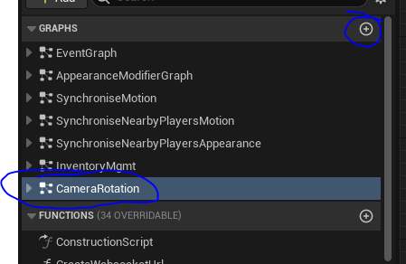 Create new graph to split camera logic