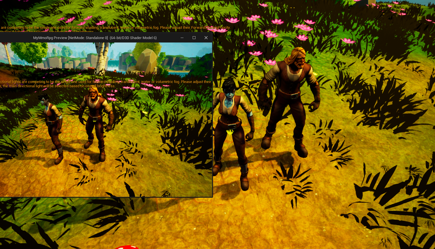 Testing motion between two players