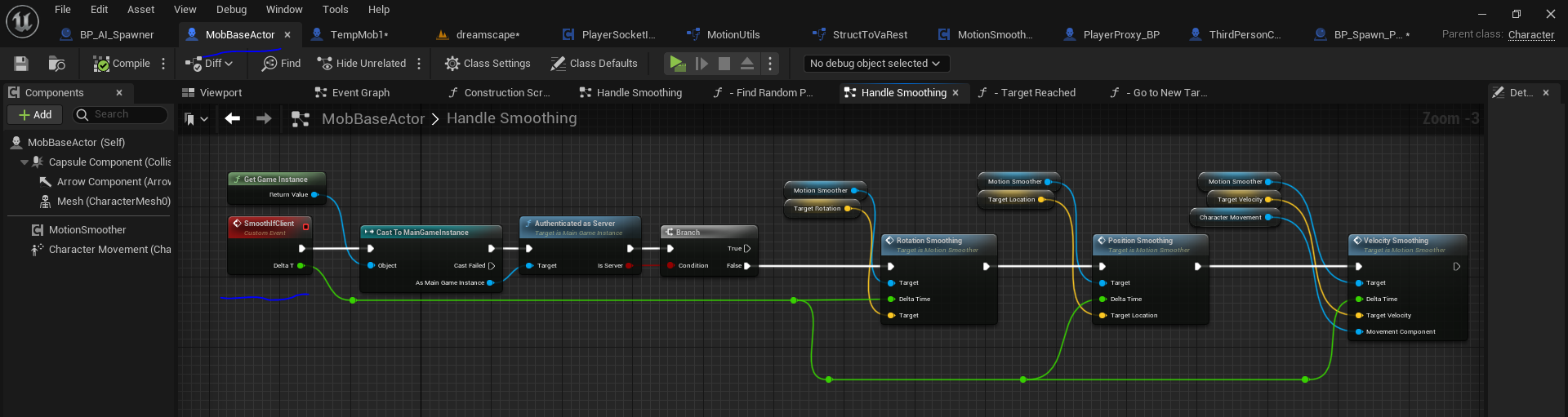 Mob Base Actor component