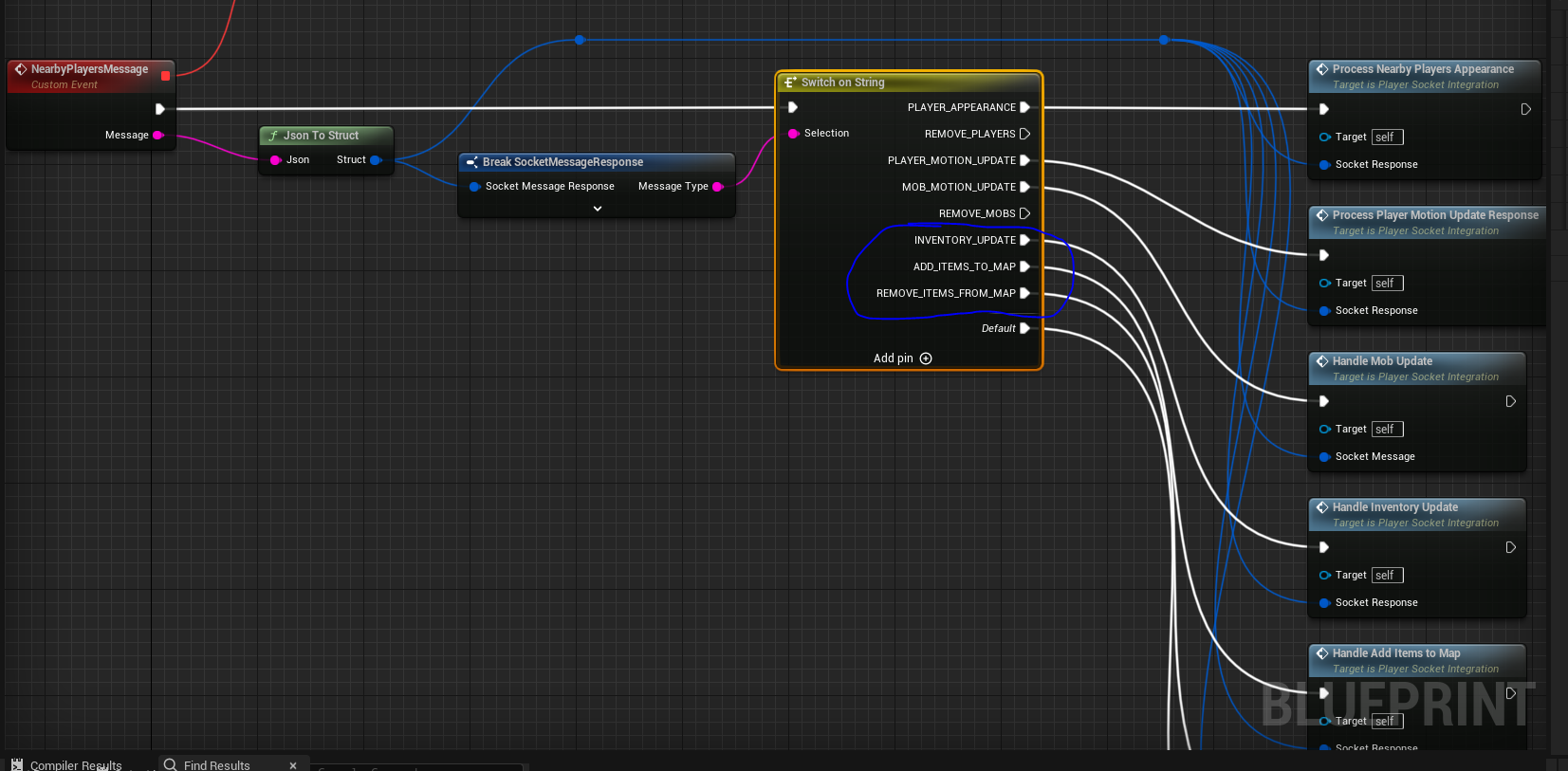 Process Websocket response