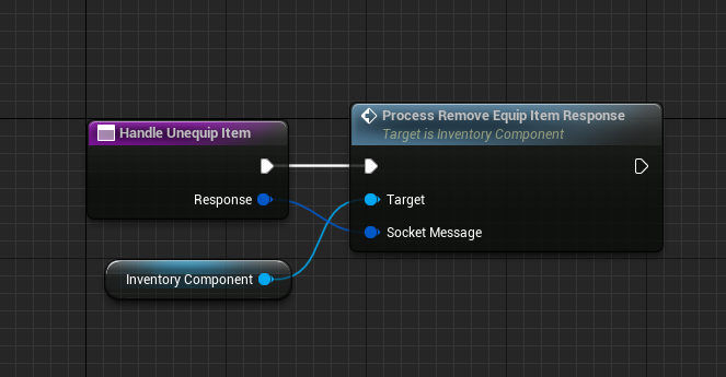 Route unequip item to inventory component