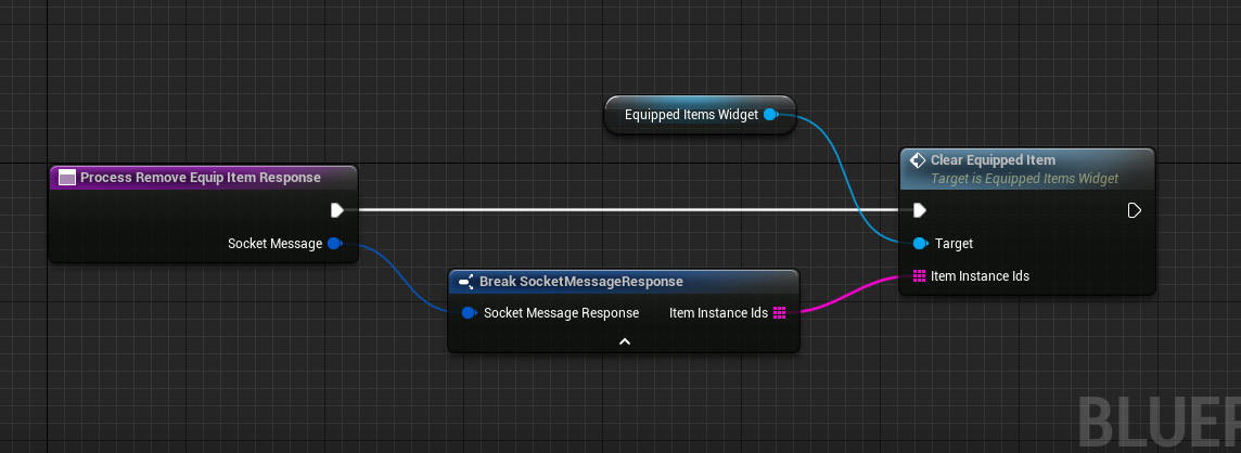 inventory component handle remove equip item via equip item widget