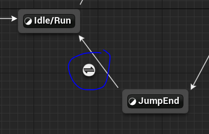 Transition back to idle/walk/run