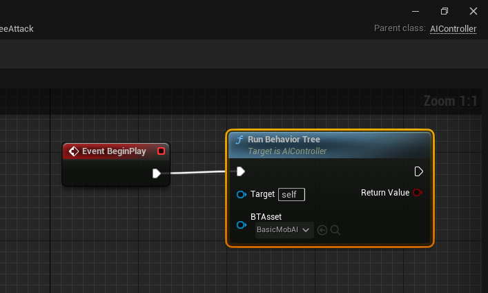Run behavior tree in your AI Controller