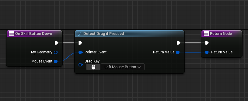 Detect drag on mouse button down