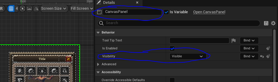 Make sure the canvas panel is set to visible