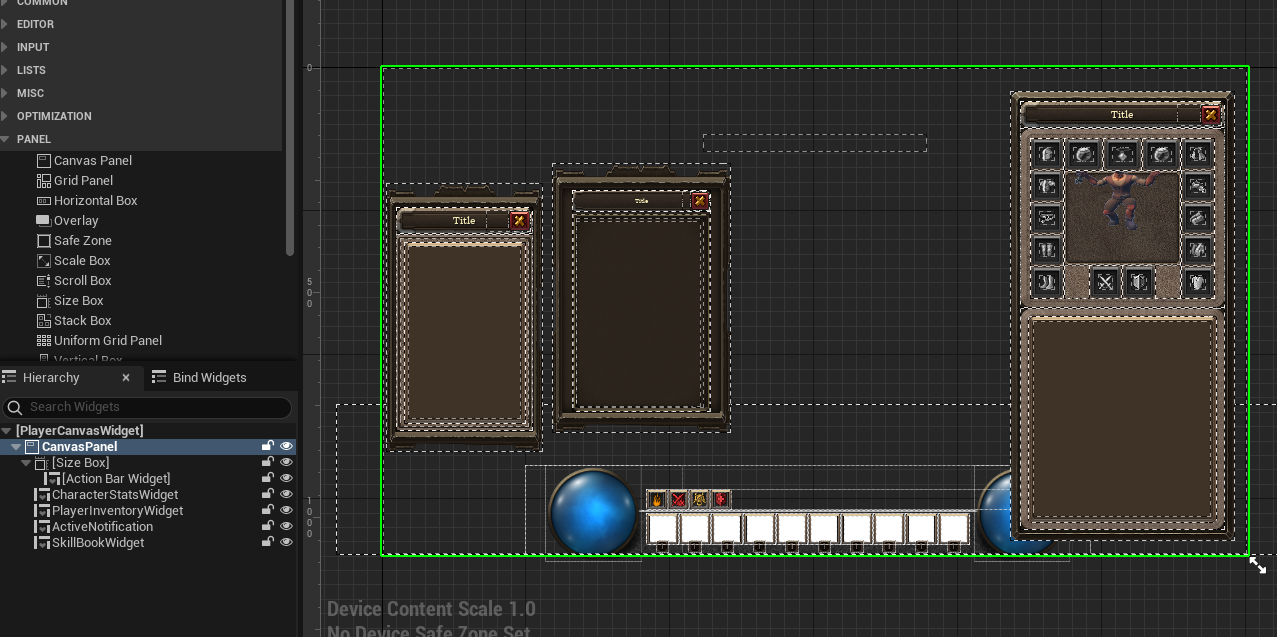 Reference to Player Canvas View