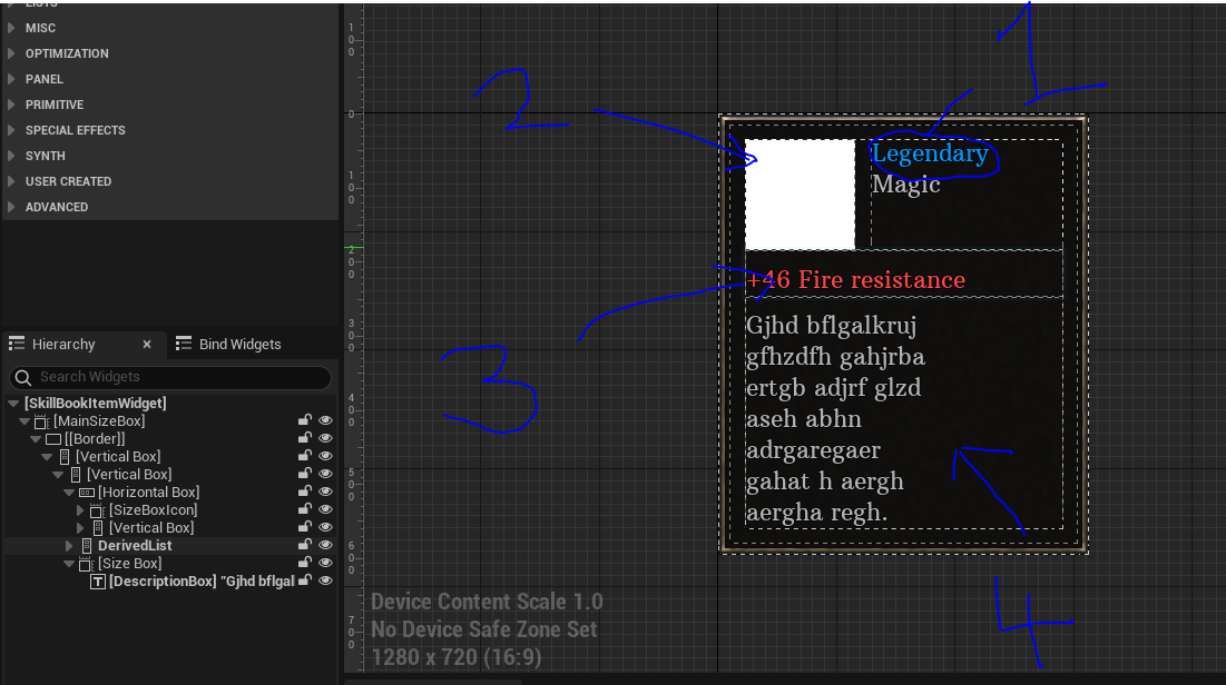 Definition of the skill book item