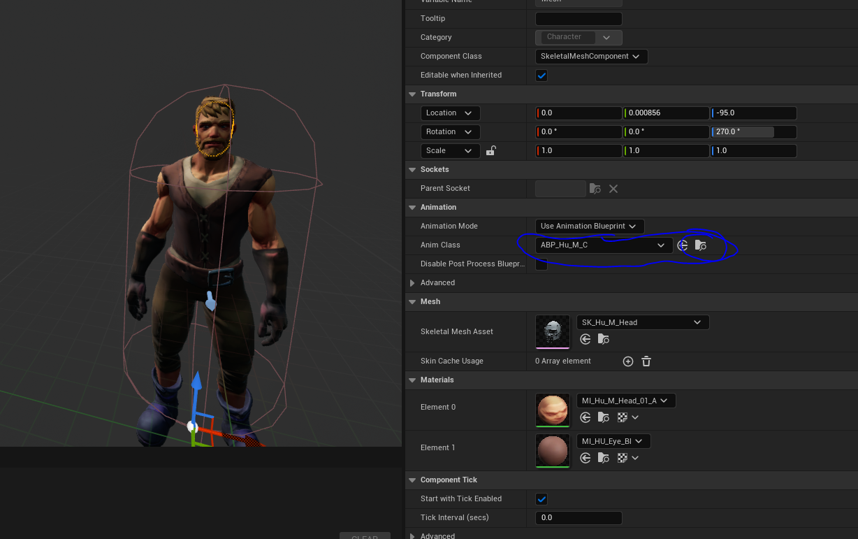 Find your animation BP