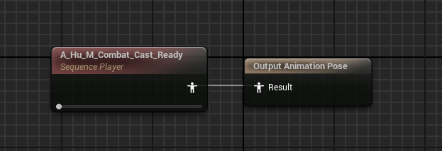 Play animation sequence for channeling
