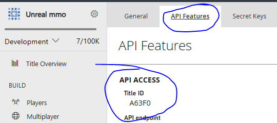 Finding Title ID under API Features