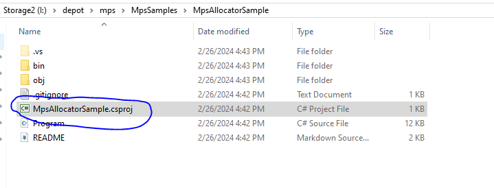 Open up the MPS project
