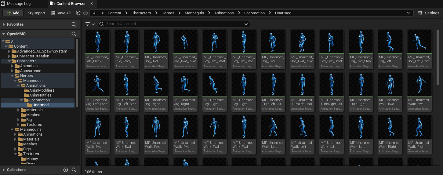 Animations available in your project