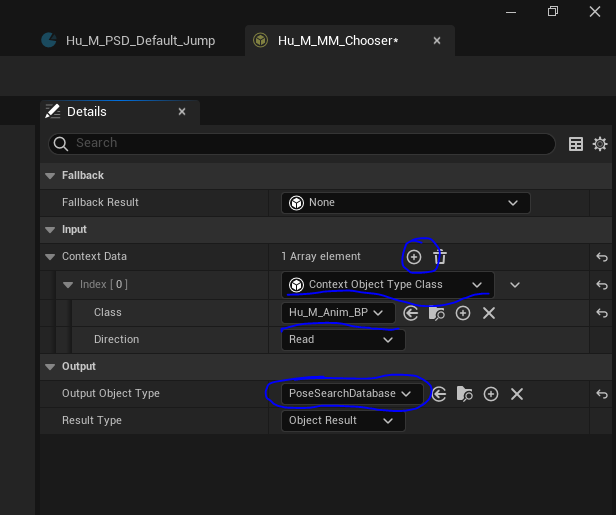 Configure your chooser table
