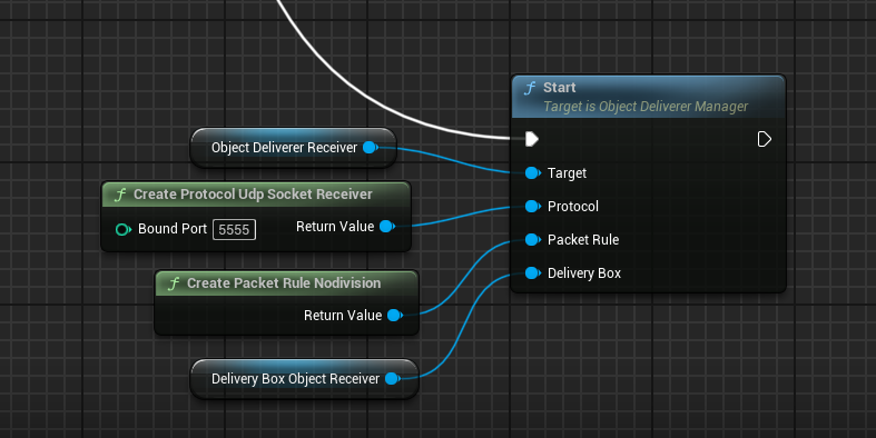 start the UDP receiver
