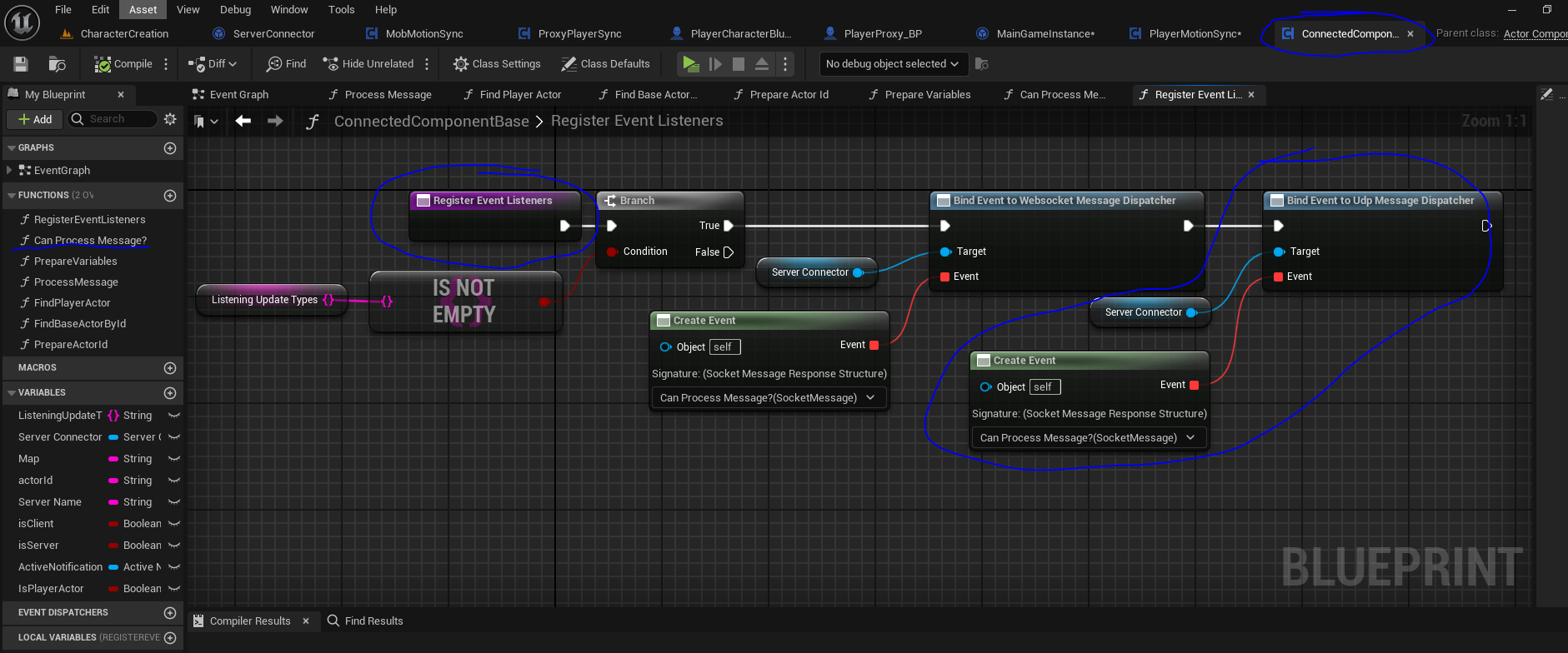 Actor Component which will connect with UDP