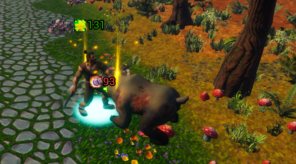 heal and physical damage