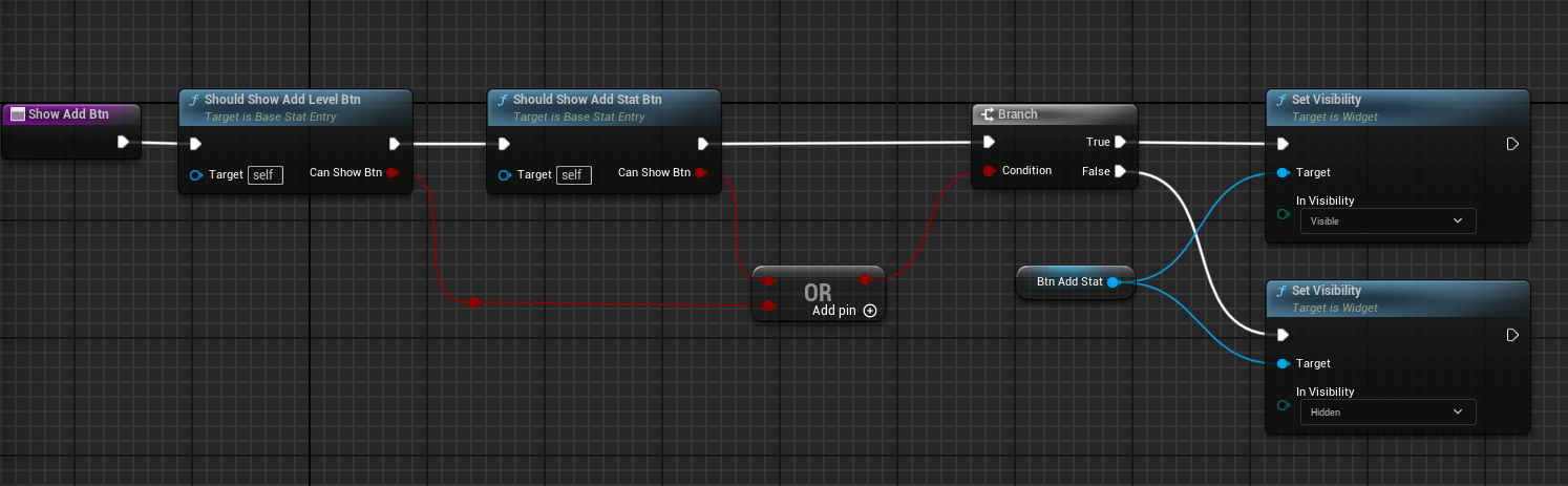 Show add button for stat