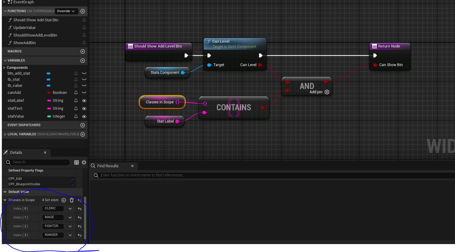 Show add level button