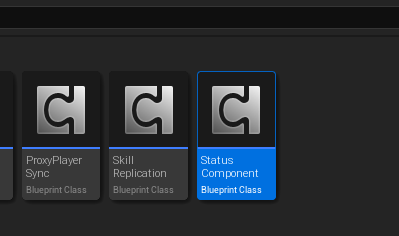 Creating status component