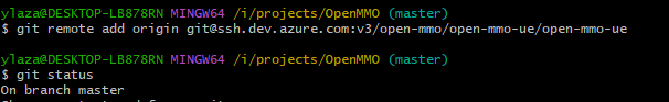 git remote add