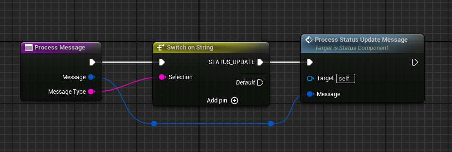 Process Status Update when message is received