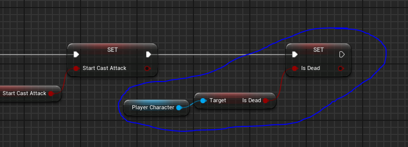 Track the 'isDead' parameter